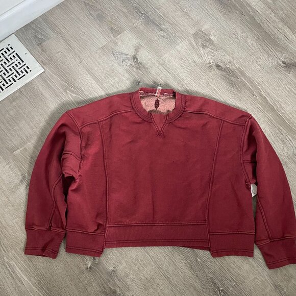 Free People Movement Intercept Cotton Blend Sweatshirt - Picture 1 of 3